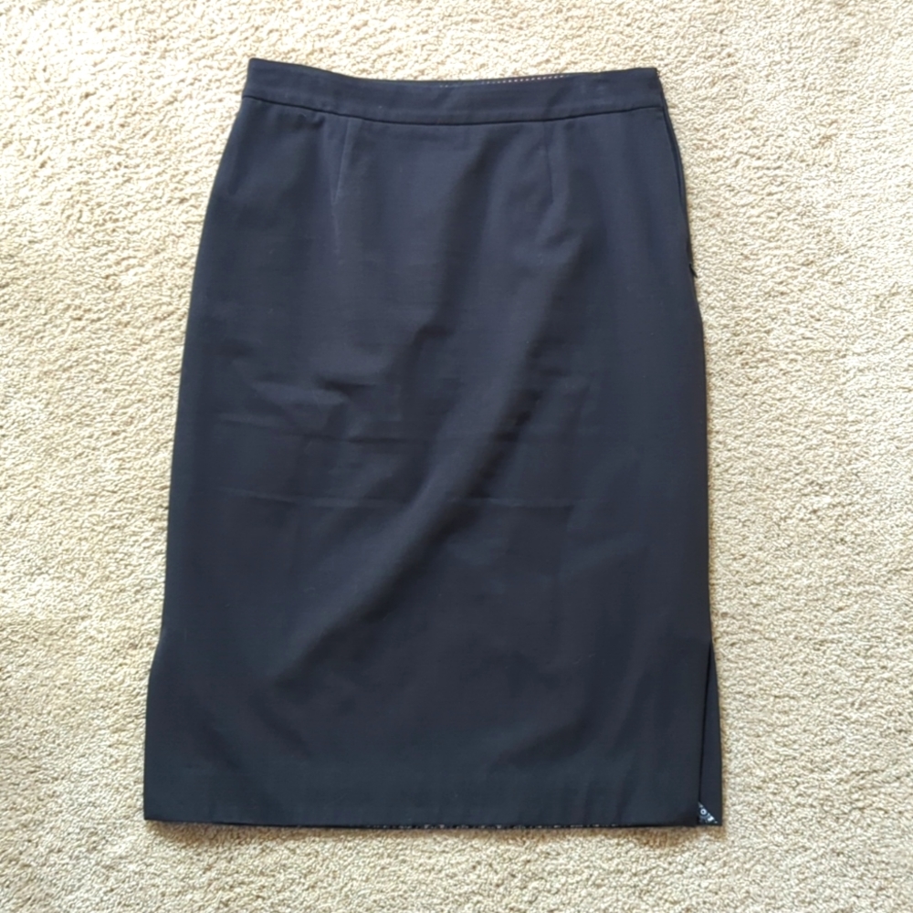Anthropologie black pencil skirt